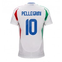 Italia Lorenzo Pellegrini #10 Bortedrakt EM 2024 Kortermet